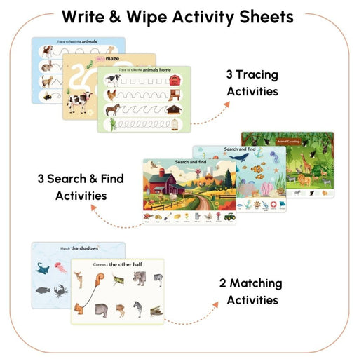 Curious Cub Animal Busy Book-Learning & Education-Curious Cub-Toycra