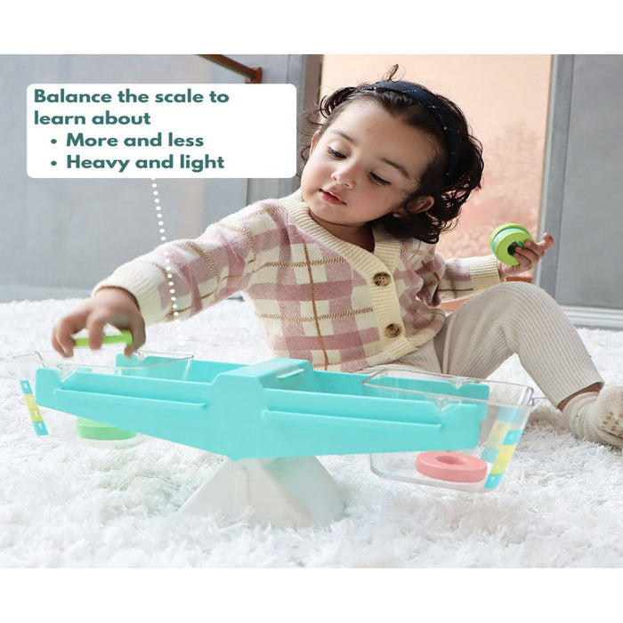 Curious Cub Balancing Scale-Multi Colour — Toycra