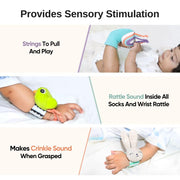 Curious Cub Foot Finder & Wrist Rattle