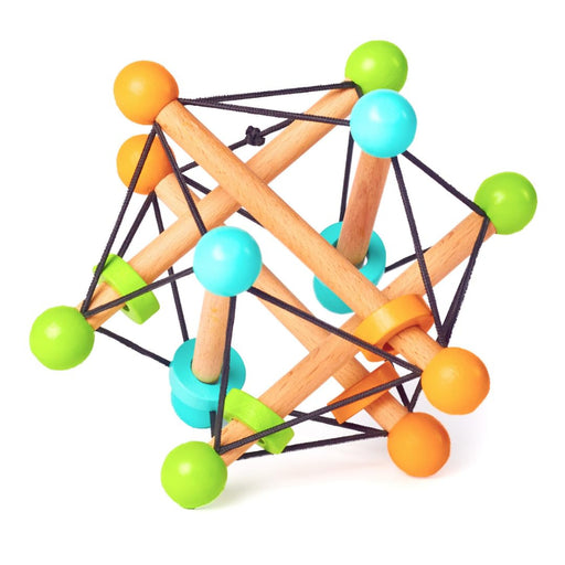 Curious Cub Geometric Rattle