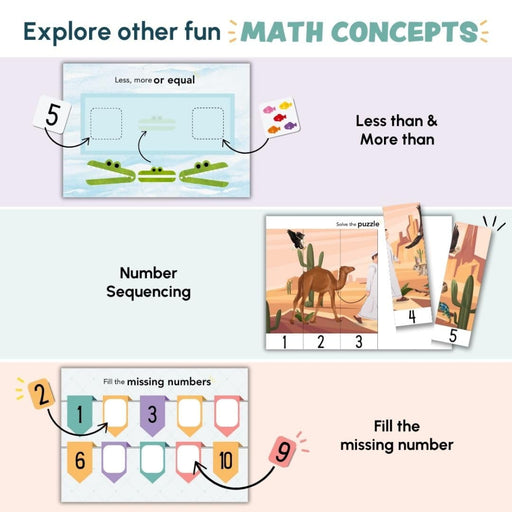 Curious Cub Math Busy Book-Learning & Education-Curious Cub-Toycra