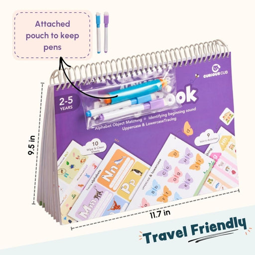 Curious Cub Montessori Alphabet Busy Book-Learning & Education-Curious Cub-Toycra