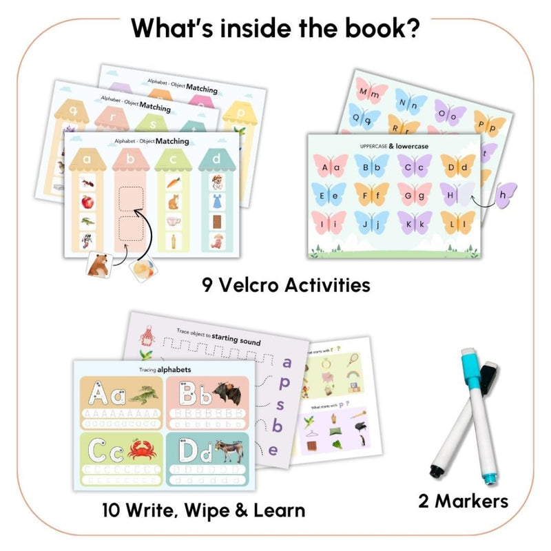Curious Cub Montessori Alphabet Busy Book