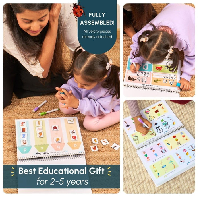 Curious Cub Montessori Alphabet Busy Book-Learning & Education-Curious Cub-Toycra