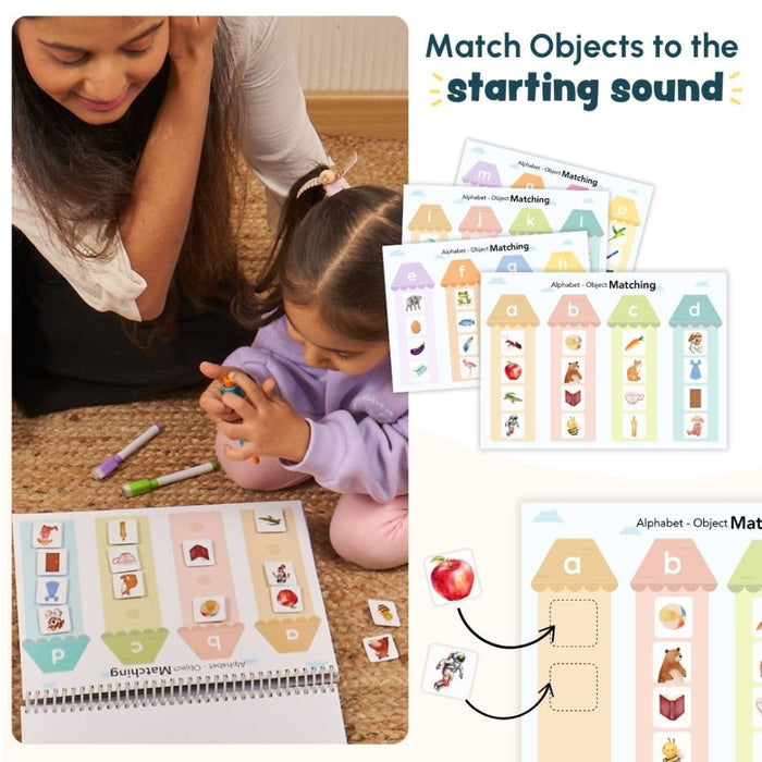 Curious Cub Montessori Alphabet Busy Book-Learning & Education-Curious Cub-Toycra