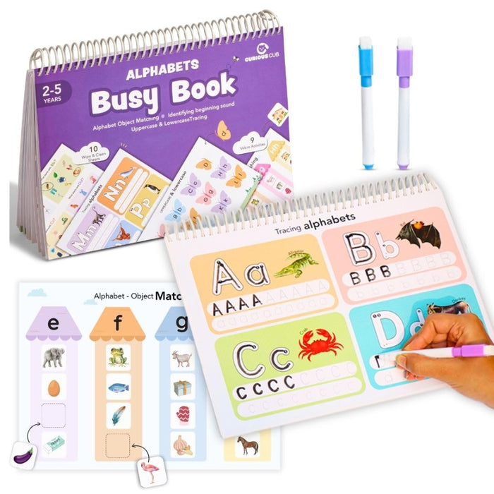 Curious Cub Montessori Alphabet Busy Book-Learning & Education-Curious Cub-Toycra