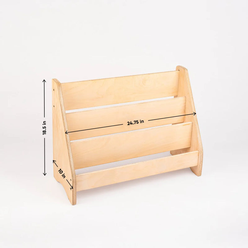 Curious Cub Montessori Bookshelf for Kids