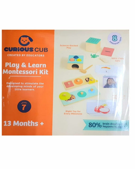 Curious Cub Montessori Box- 13 Months + (Level- 7)-Learning & Education-Curious Cub-Toycra
