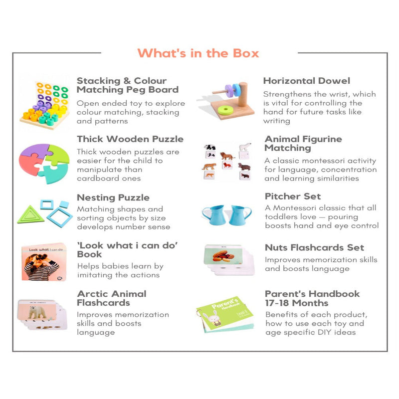 Curious Cub Montessori Box - 19 Months + (Level- 9)