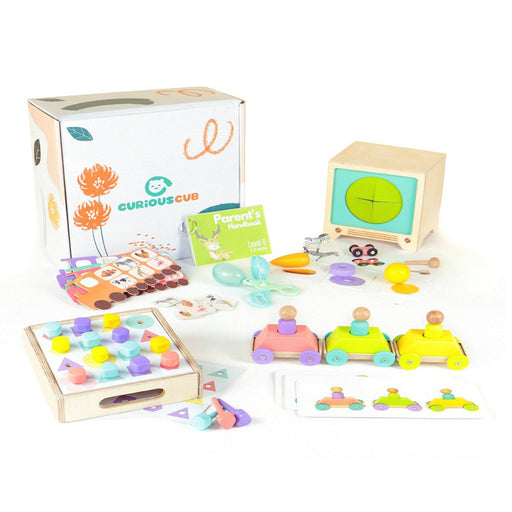 Curious Cub Montessori Box- 2 Years 9 Months + (Level- 14)-Learning & Education-Curious Cub-Toycra