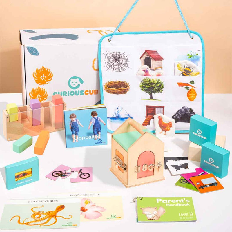 Curious Cub Montessori Box- 21 Months + (Level- 10)-Learning & Education-Curious Cub-Toycra