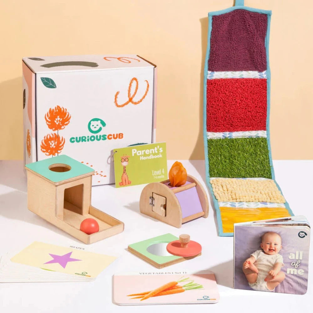 Curious Cub Montessori Box - 7 Months + (Level- 4)