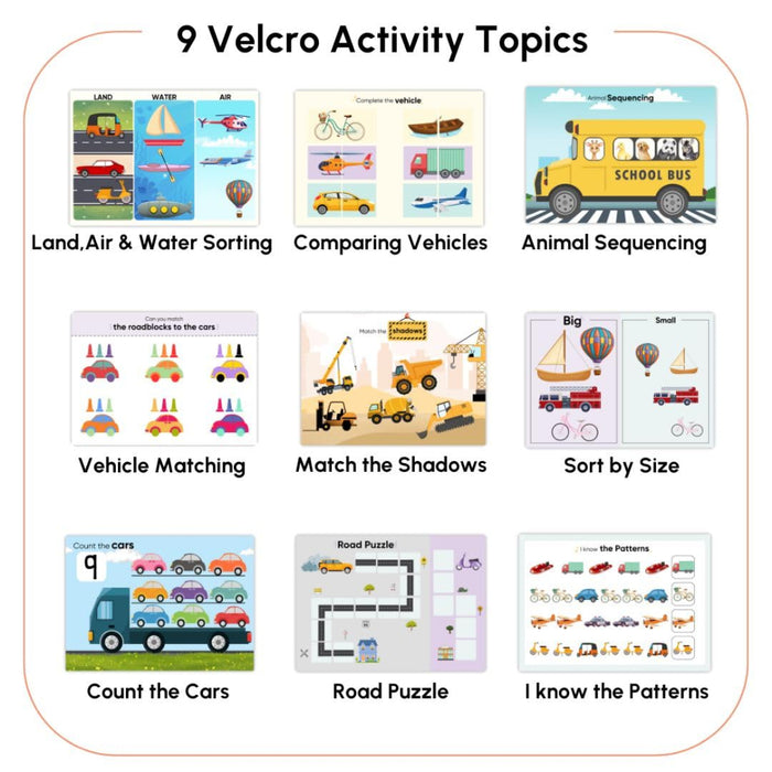 Curious Cub Montessori Transport Busy Book-Learning & Education-Curious Cub-Toycra