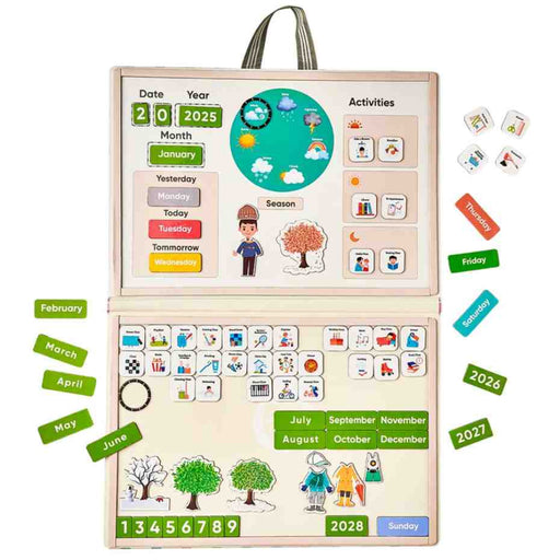 Curious Cub My Daily Magnetic Calendar-Learning & Education-Curious Cub-Toycra