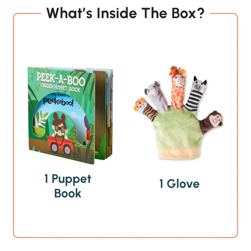 Curious Cub Peek-A-Boo Finger Puppet Book