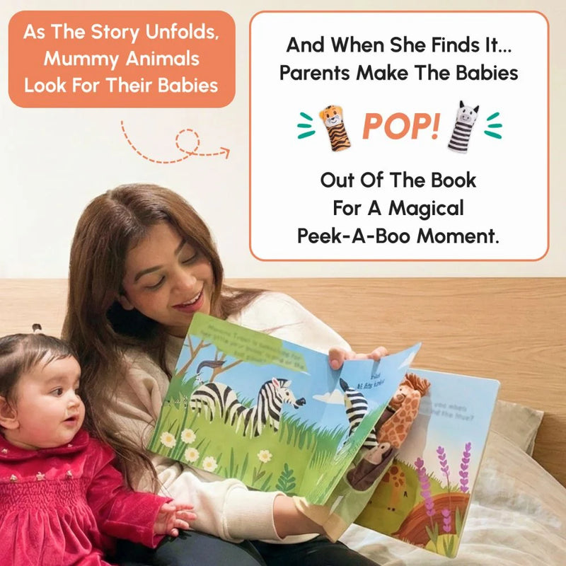 Curious Cub Peek-A-Boo Finger Puppet Book