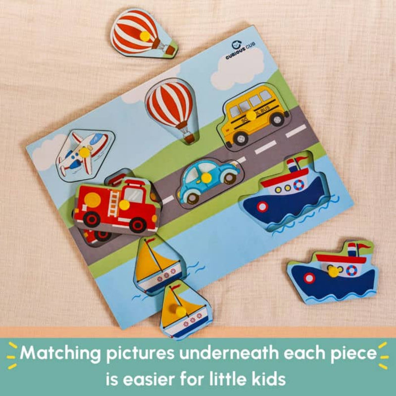 Curious Cub Peg Puzzles