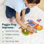 Curious Cub Peg Puzzles