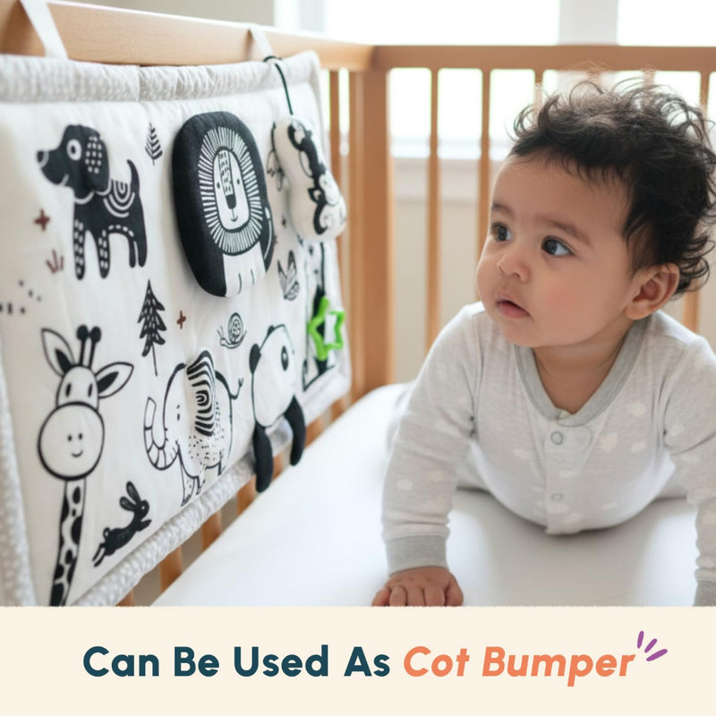 Curious Cub Play Mat For Babies 0 to 12 Months Tummy Time Toys For Babies