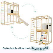 Curious Cub Playloft + Junglegym