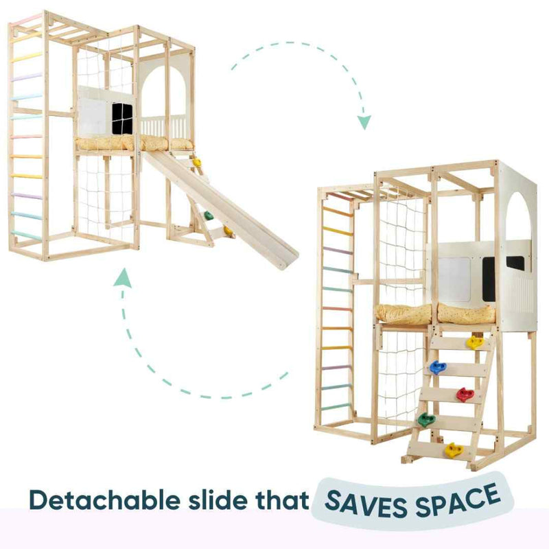 Curious Cub Playloft + Junglegym