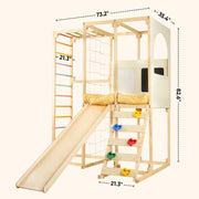 Curious Cub Playloft + Junglegym