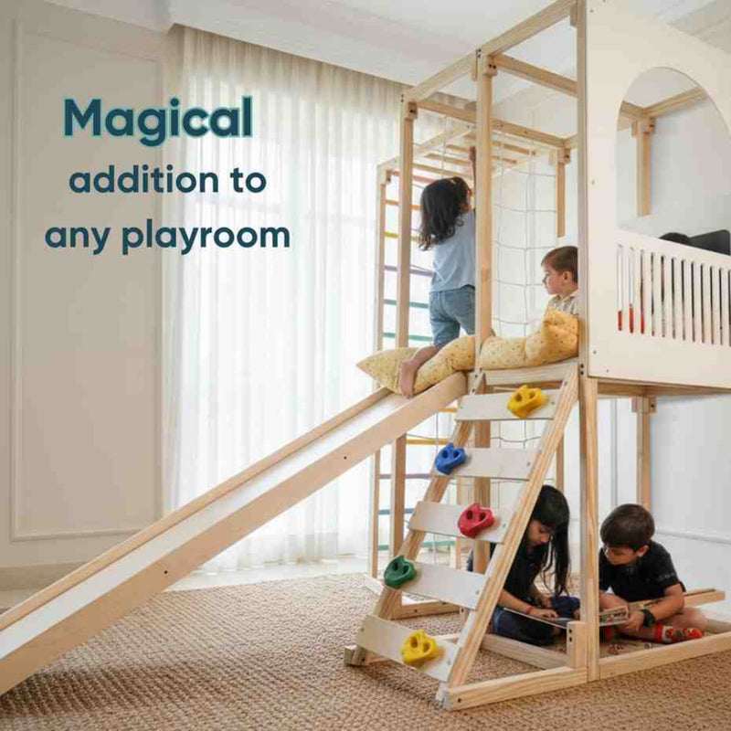 Curious Cub Playloft + Junglegym