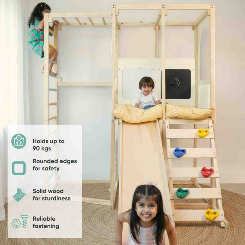 Curious Cub Playloft + Junglegym