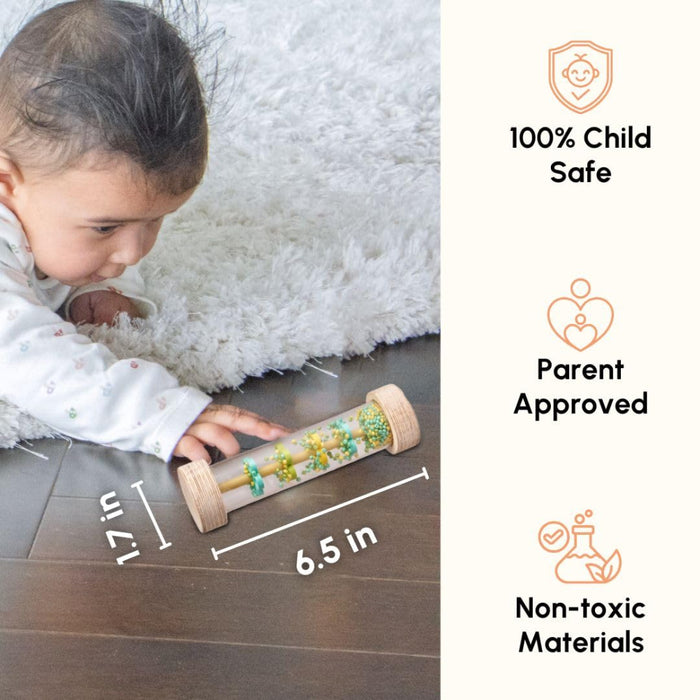 Curious Cub Rainmaker Rattle-Infant Toys-Curious Cub-Toycra