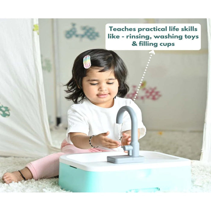 Curious Cub Running Water Sink-Multi Colour-Pretend Play-Curious Cub-Toycra