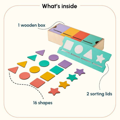 Curious Cub Shape & Color Sorter-Learning & Education-Curious Cub-Toycra