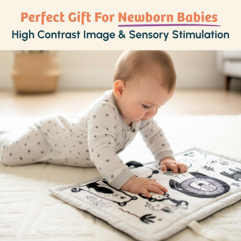 Curious Cub Tummy-Time Sensory Play -Mat