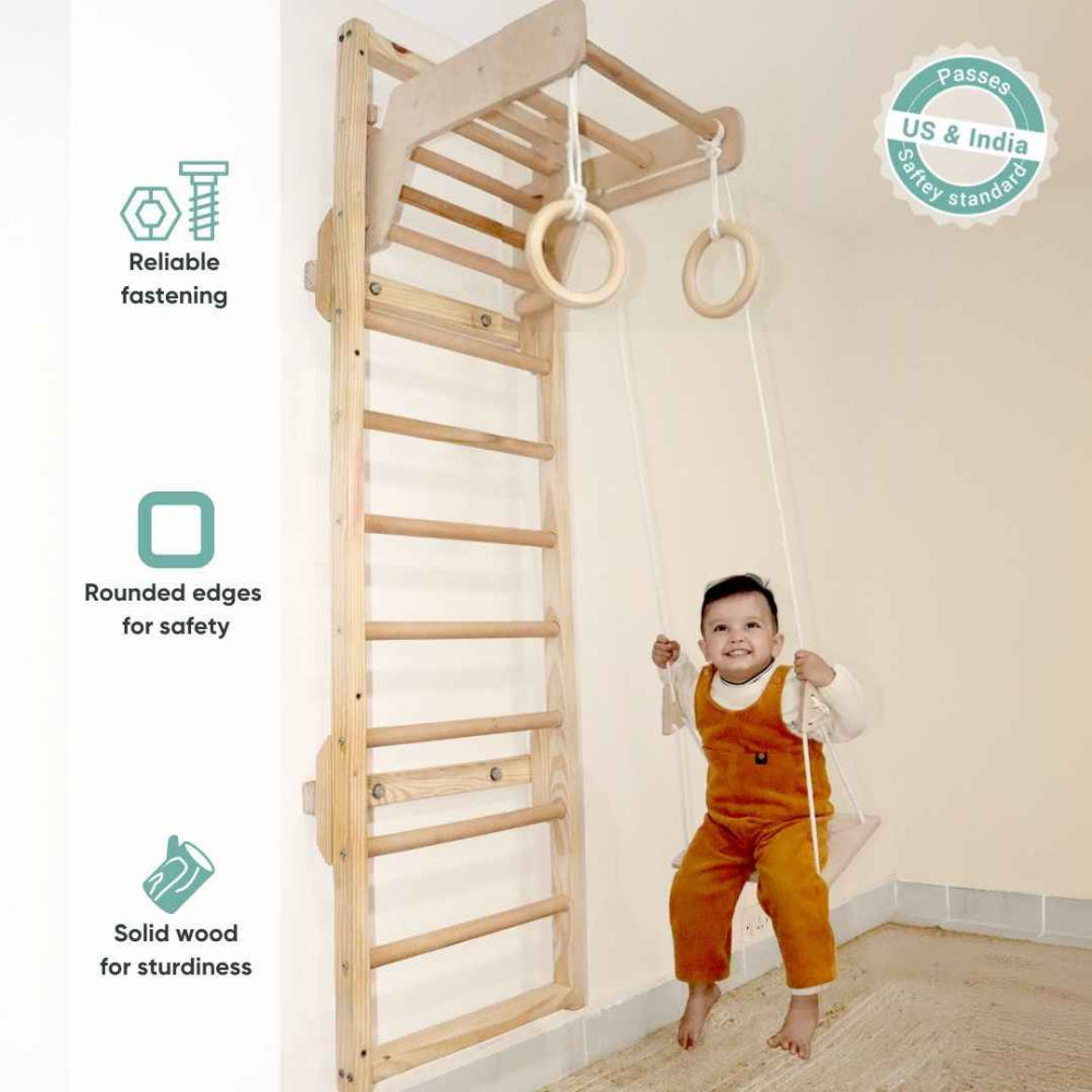 Curious Cub Wall Ladder | Buy Online at Toycra