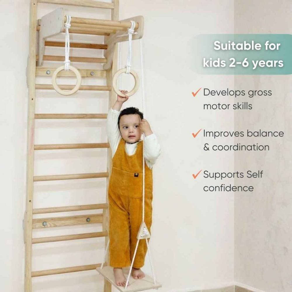 Curious Cub Wall Ladder | Buy Online at Toycra