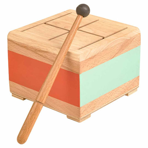 Curious Cub Wooden Drum-Learning & Education-Curious Cub-Toycra