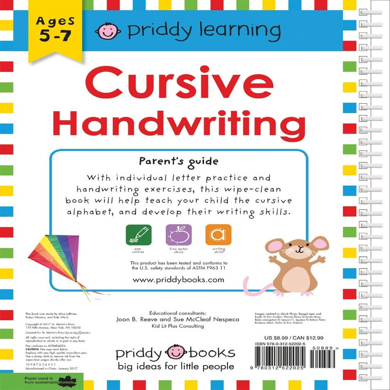 Cursive Handwriting (Ages 5-7)