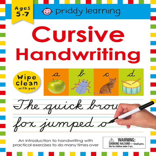 Cursive Handwriting (Ages 5-7)-Activity Books-Priddy Books-Toycra