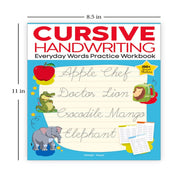 Cursive Handwriting Practice Workbook (Set Of 2 Books)