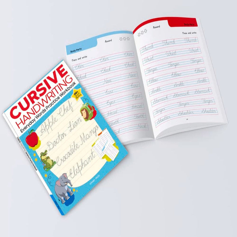 Cursive Handwriting Practice Workbook (Set Of 2 Books)
