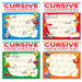 Cursive Handwriting Practice Workbook (Set Of 4 Books)-Activity Books-WH-Toycra