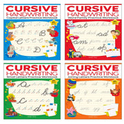 Cursive Handwriting Practice Workbook (Set Of 4 Books)