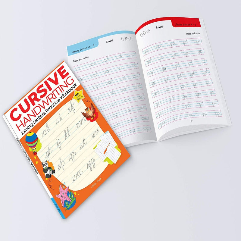 Cursive Handwriting Practice Workbook (Set Of 4 Books)