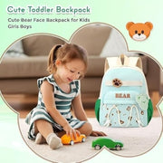 Cute Bear Paw Theme Backpack For Kids