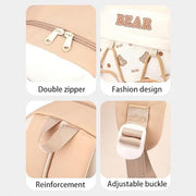Cute Bear Paw Theme Backpack For Kids
