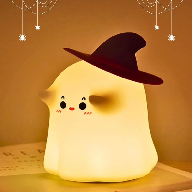 Cute Ghostess Design Silicone Night Light