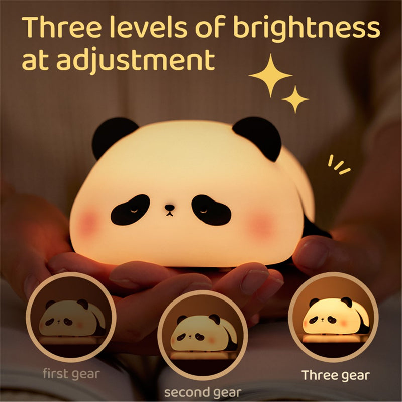 Cute Panda Silicone Lamp -K-1155