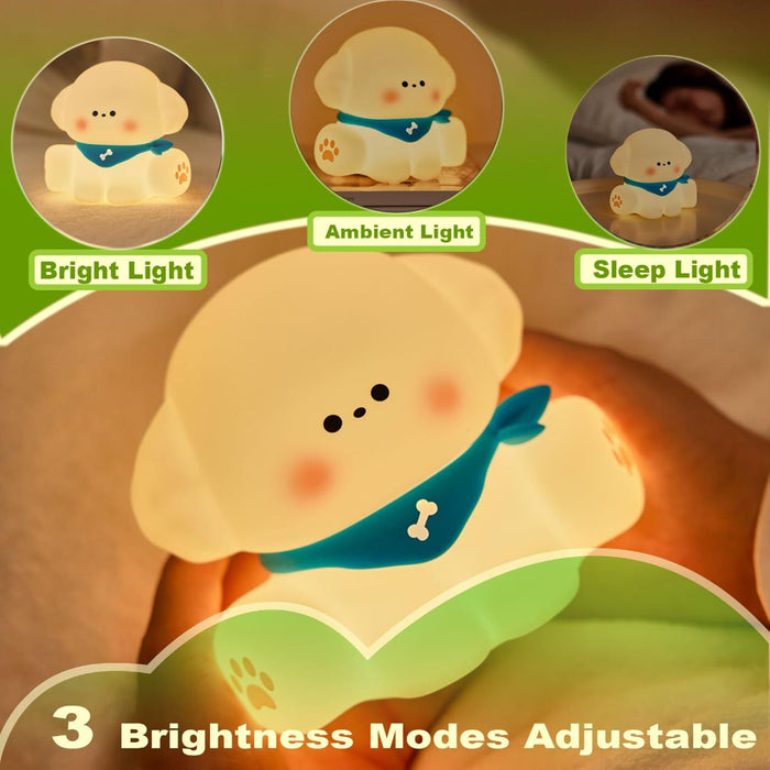 Cute Puppy Silicone Lamp-Electronic Toys-Bright International-Toycra