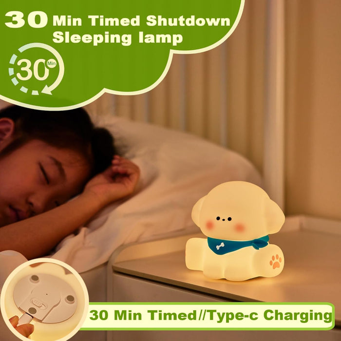 Cute Puppy Silicone Lamp-Electronic Toys-Bright International-Toycra