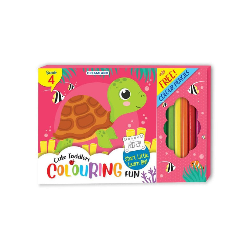 Cute Toddlers Colouring Fun