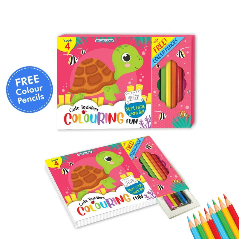 Cute Toddlers Colouring Fun